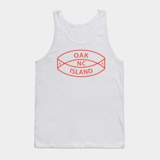 Oak Island, NC Summertime Vacationing Anchor Ring Tank Top